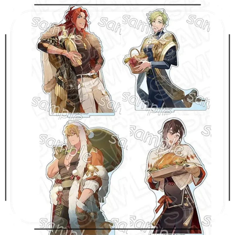 Anime Cartoon Nu Carnival Cosplay Acrylic Stand Nu: Carnival Eiden Aster Blade Quincy Dante Pendant Keyring Fans Decor Gifts