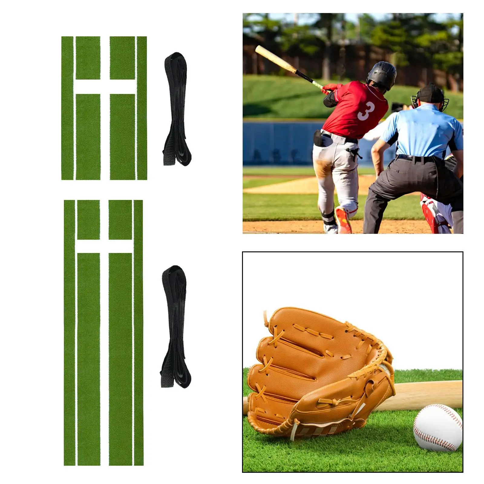 

Тренировочный коврик для софтбола для шашек и ударов, портативный дизайн толщиной 5 мм