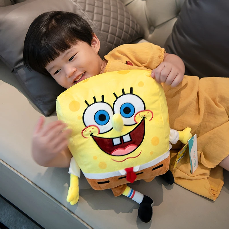 أنيمي بلوشي دمية سبونجبوب Peluches دمية سكوير بانتس باتريك ستار Squidward يوجين كرابز غاري Kawaii الكرتون محشوة ألعاب من نسيج مخملي