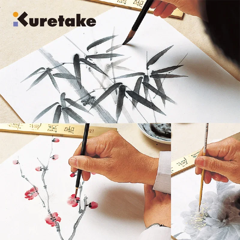 قلم فرشاة الخط Kuretake ZIG Menso، رسم بالألوان المائية، رسم الخط الهزلي والتوضيح، طرف شعر مختلط