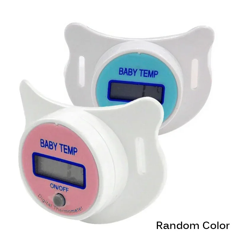 Baby Practical Digital Temperature Pacifier LCD Thermometer Mouth Alarm Gadgets Thermomet Monitoring Baby Thermometer