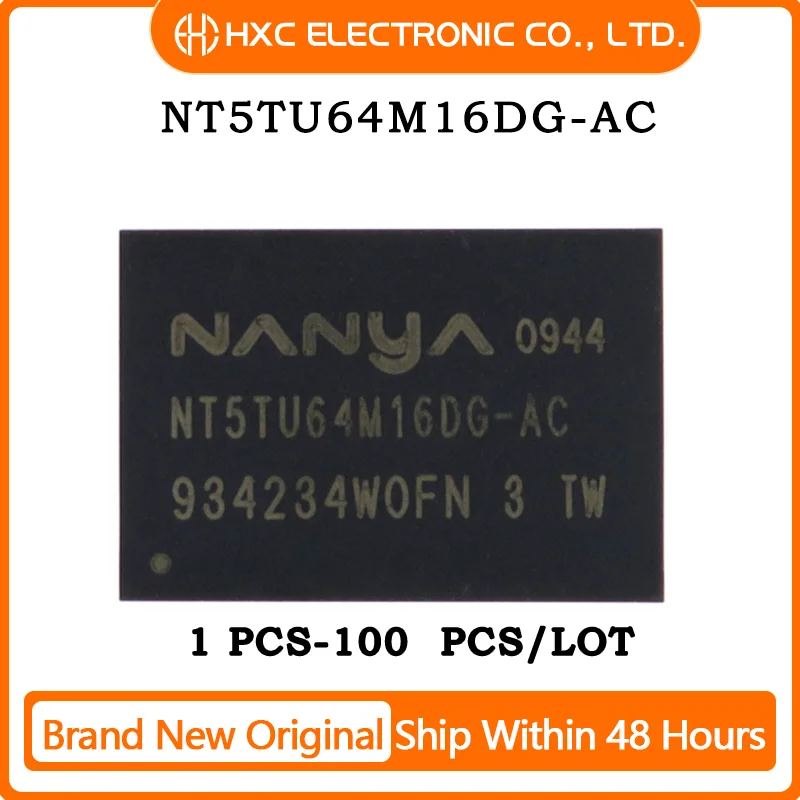 

1PCS/10PCS/50PCS/100PCS NT5TU64M16DG-AC Brand New Original IC Chip