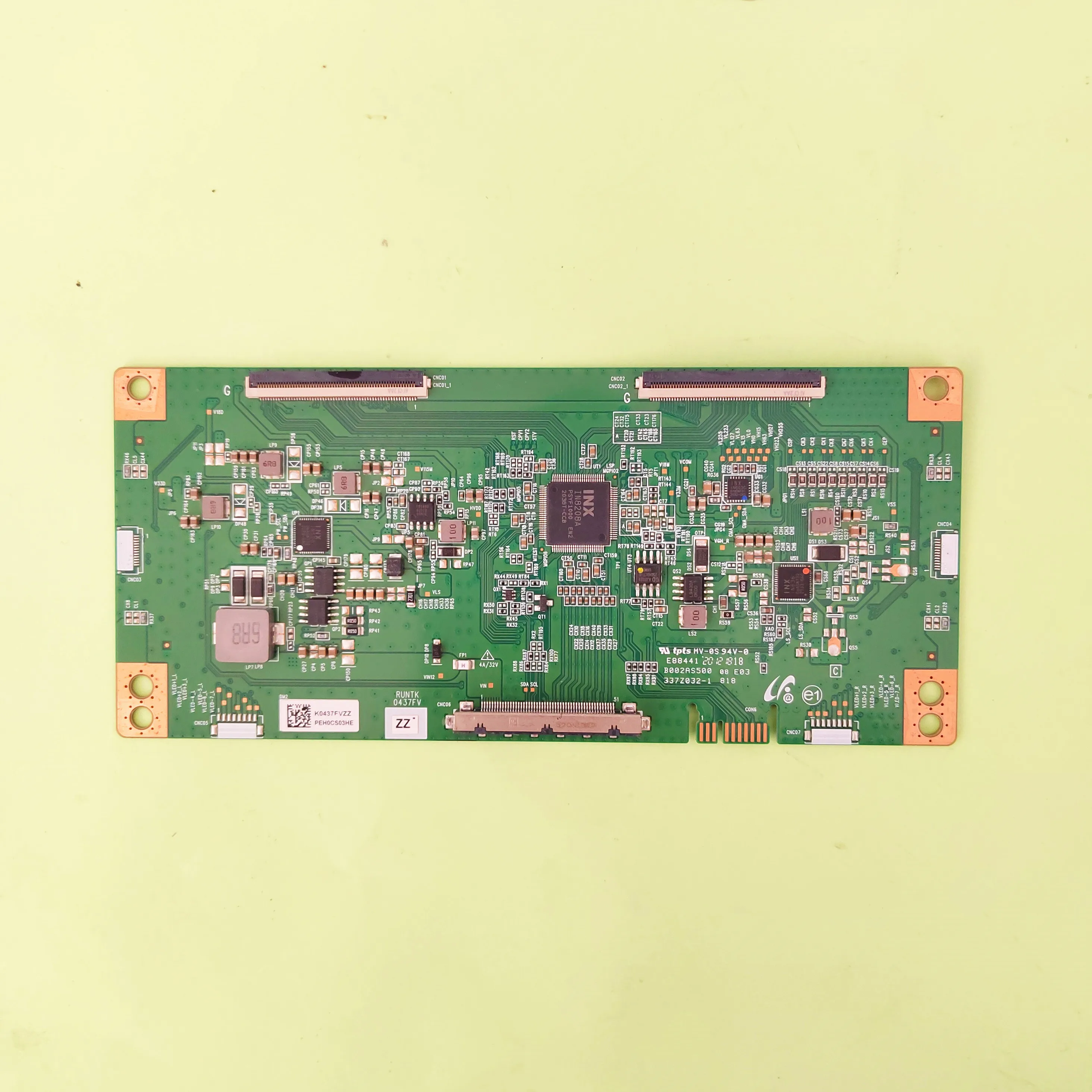 T-con Board RUNTK 0437FV ZZ 337Z032-1 for 60'' 60 inch 60E3F TV Logic Board B002AS500