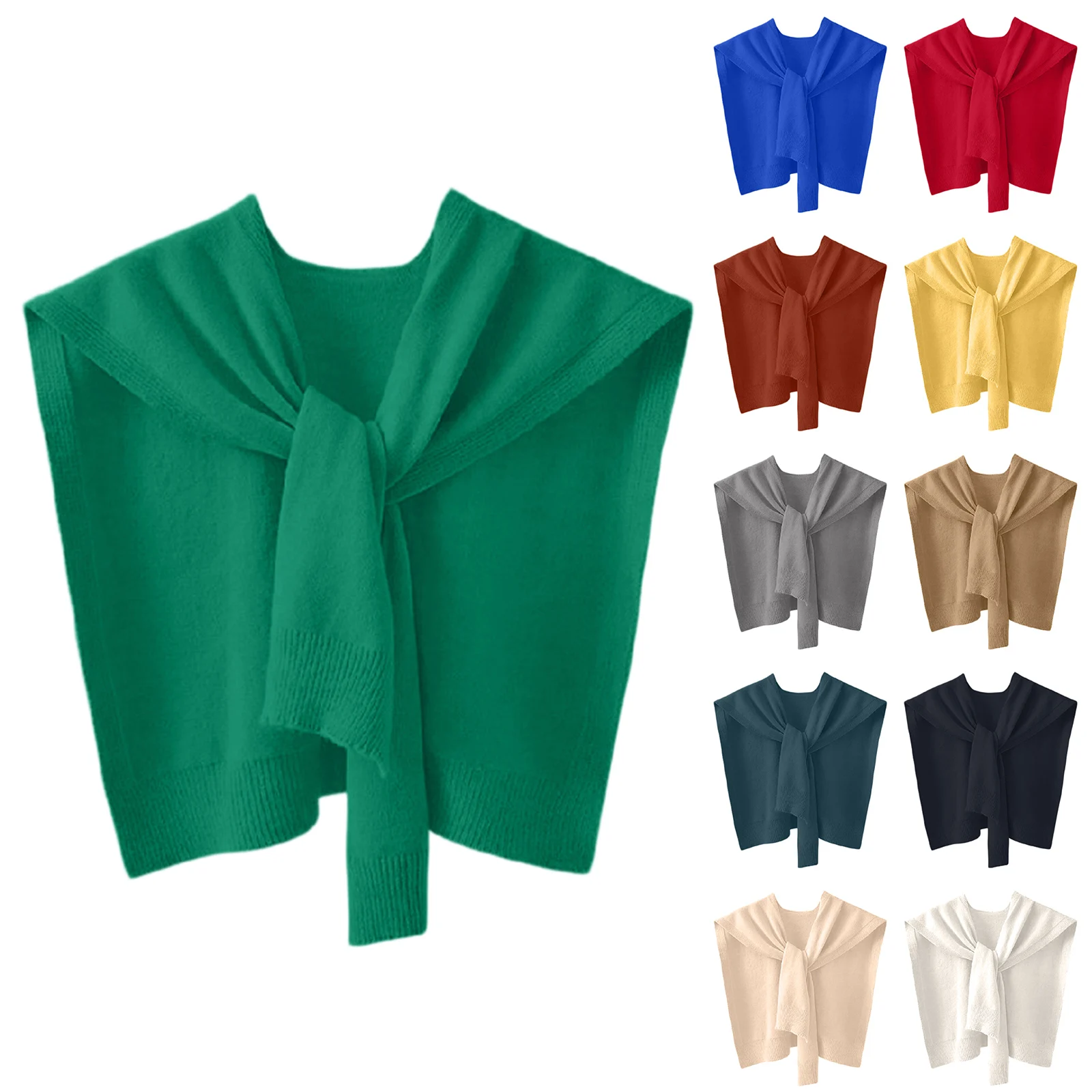 

Женская шаль, вязаная полосатая шаль, шаль с крестом, блузка на плечи, накидка с искусственным воротником, завязанный шарф для женщин, верхняя одежда, корейская накидка