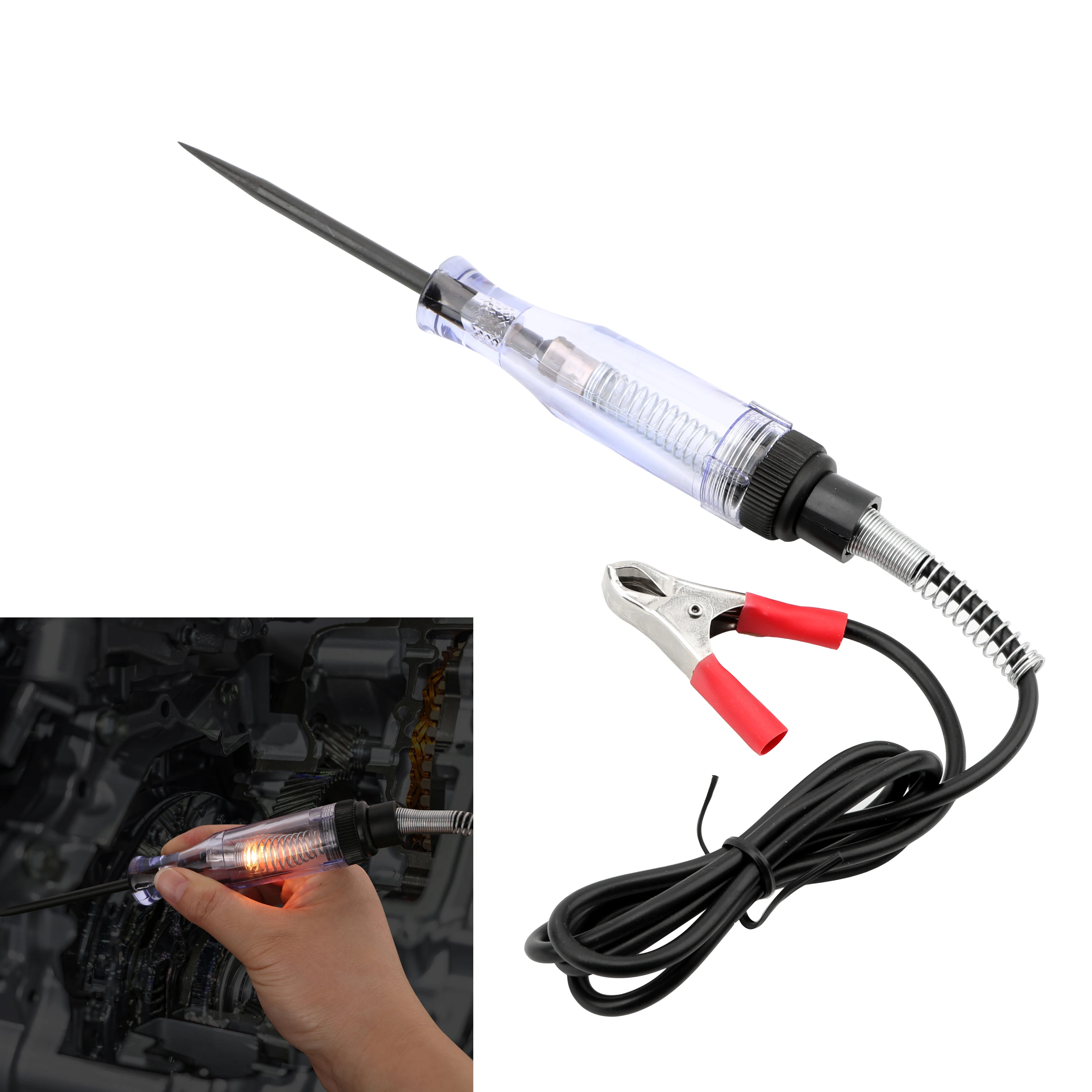 

Diagnostic Tools Car Test Light Circuit Tester Pen Auto Automotive Motorcycle Accessories Probe Pen DC 6V 12V 24V