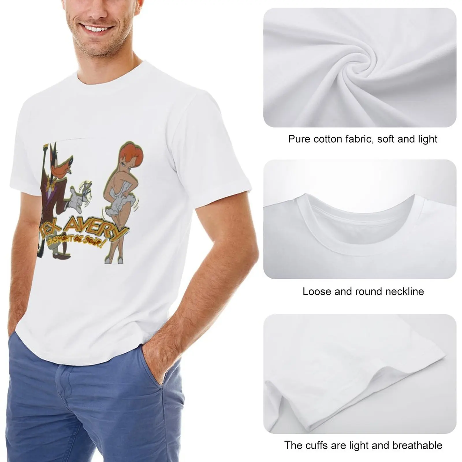 tex avery T-Shirt tops graphics t shirt blank t shirts t shirts for men graphic