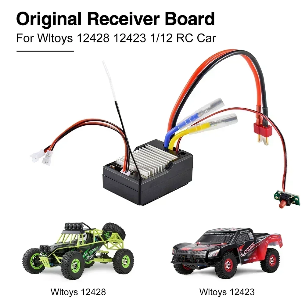 Wltoys 12428 12423 RC Car Receiver Spare Parts 12428-0056 Circuit Board Main Board for 1/12 RC Car