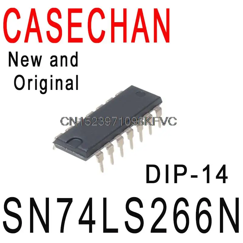 5PCS New and Original 74LS266 DIP-14 Logic Gate And Inverter XNOR In Stock IC SN74LS266N