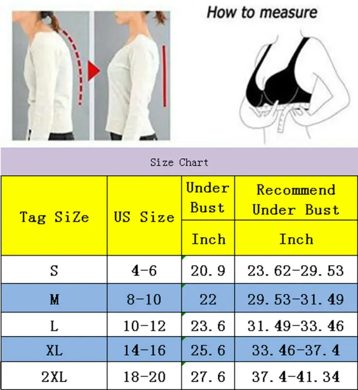 Invisible Body Shaper Corset Women Chest Posture Corrector Belt Back Shoulder Support Brace Posture Correction for Health Care