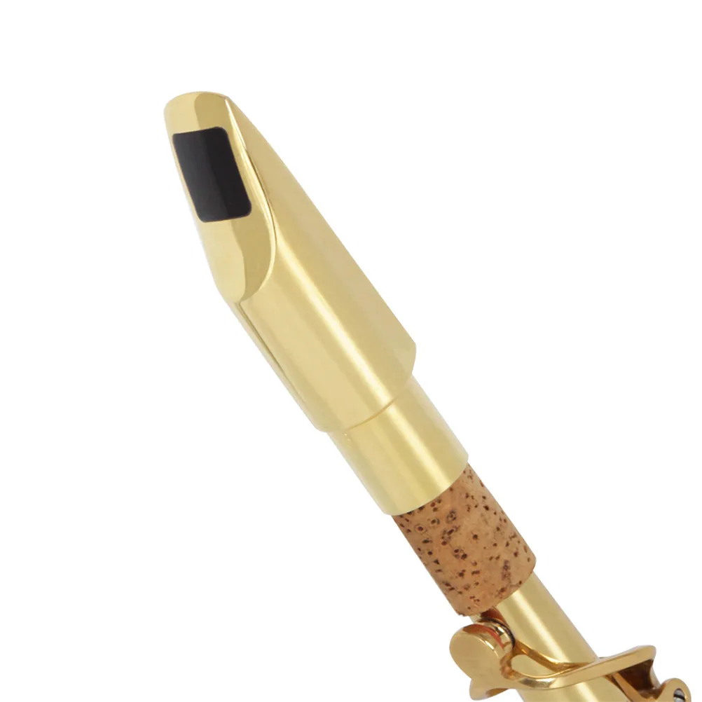 

1Pcs G1 Soprano Saxophone Mouthpiece Metal Head 6 Holes Professional Jazz Instrument Accessory for Adult Beginner Resonance Rich