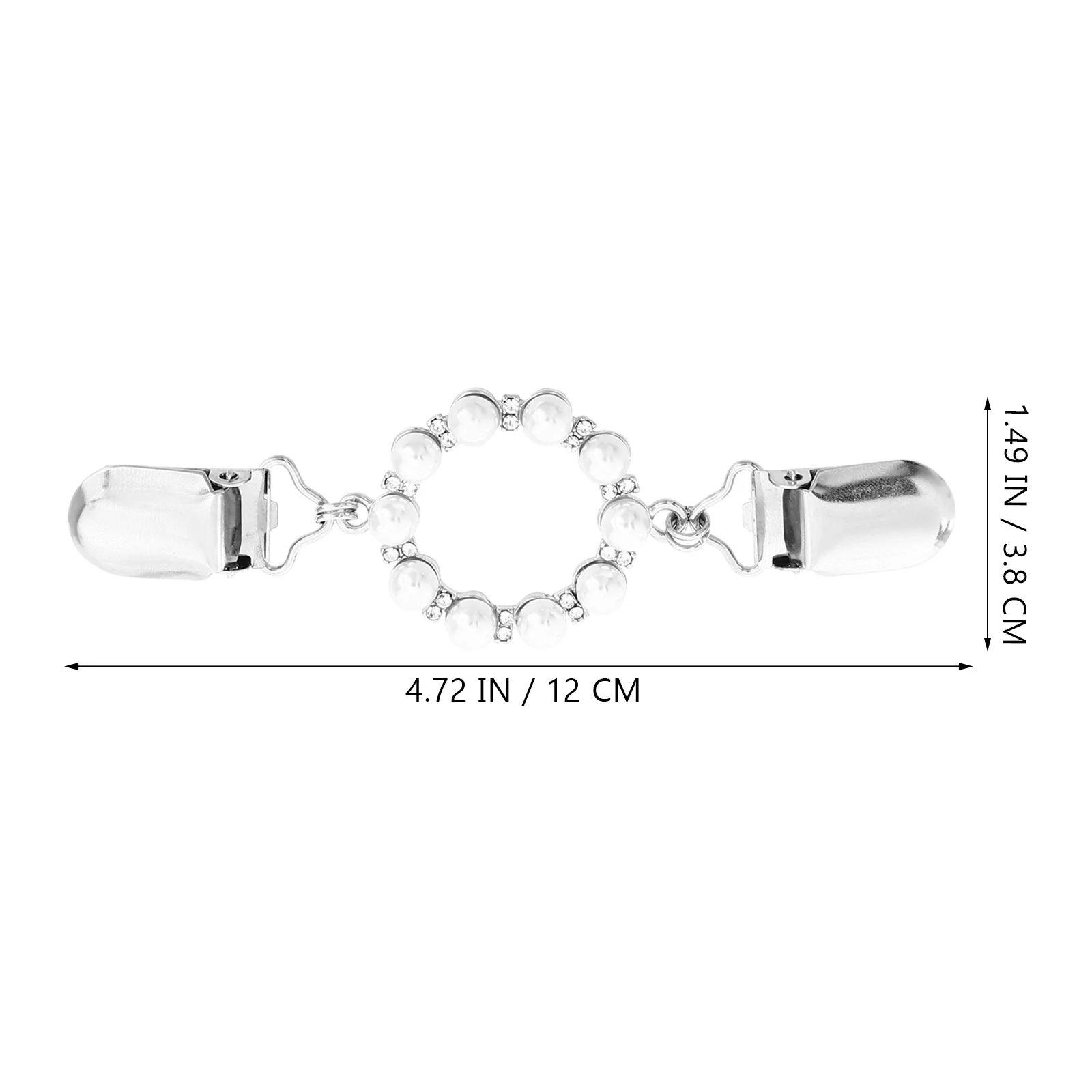 

4Pcs Elegant Vintage Floral Shawl Clips Cardigan Collar Clip Sweater Sweater Clip Shirt Dress Brooch Clips Women Fashion