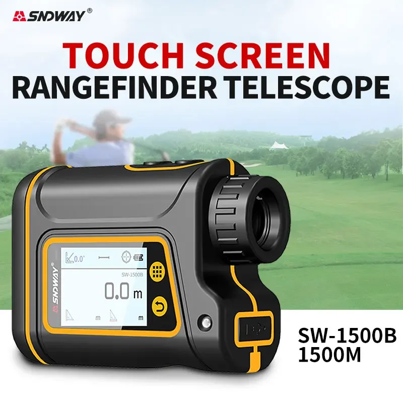 Laser Rangefinder Telescope Hunting Outdoor Professional Golf Range Finder Roulette Tape Measure Distance Meter Monocular SW-800