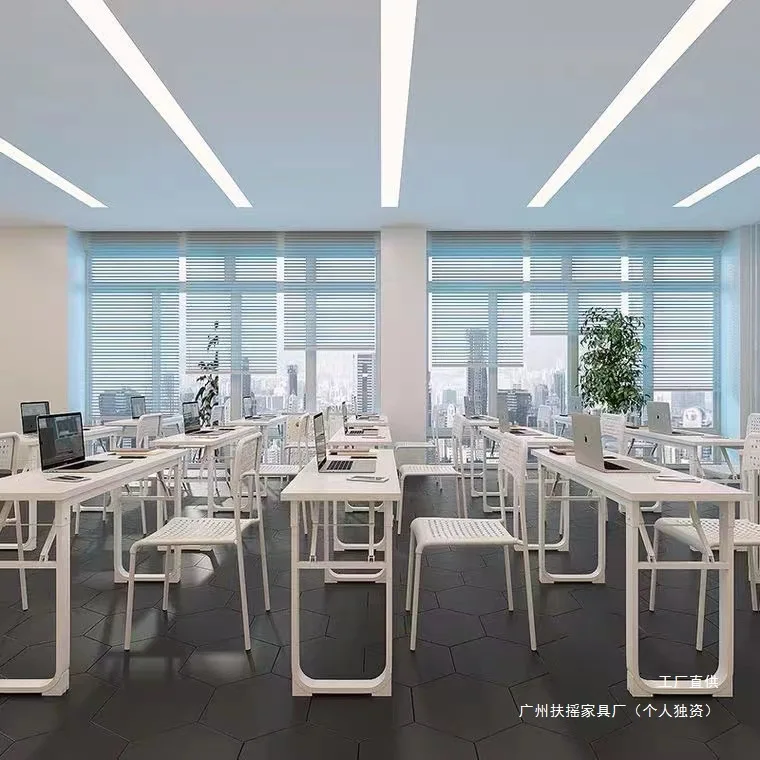 Educational institutions Folding training tables and chairs Long tables Student tutoring classes Double conference tables