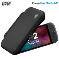 Nuevo Estuche de transporte Savage Raven by Skull & Co. EDC para Switch 2025, bolsa de almacenamiento de carcasa dura otable para consola de juegos NSW 2