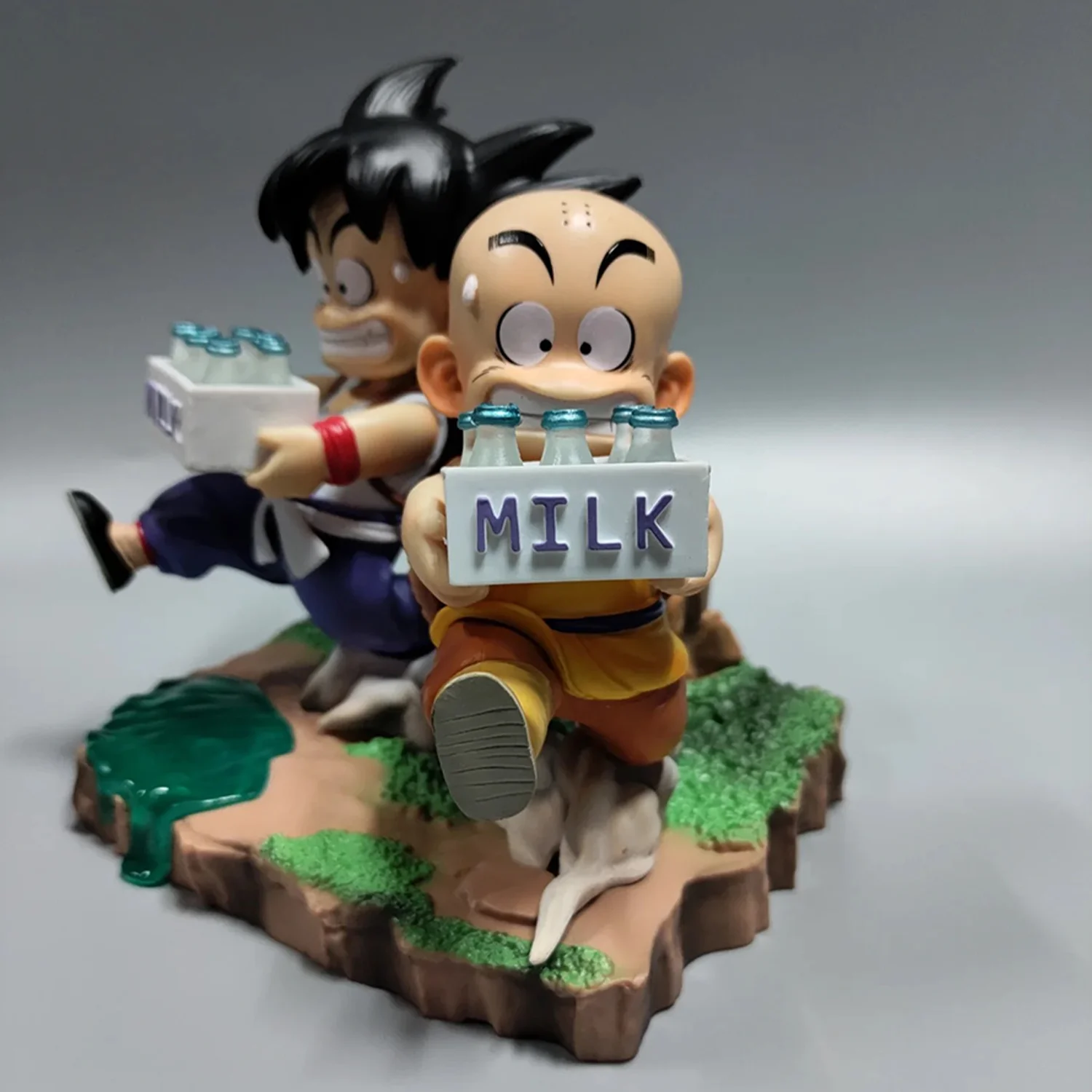 

Dragon Ball Z Anime Figure, Milk Childhood, 15cm Son Goku Krillin GK Action Figure PVC Statue, Collectible Model Doll Toy for Ch