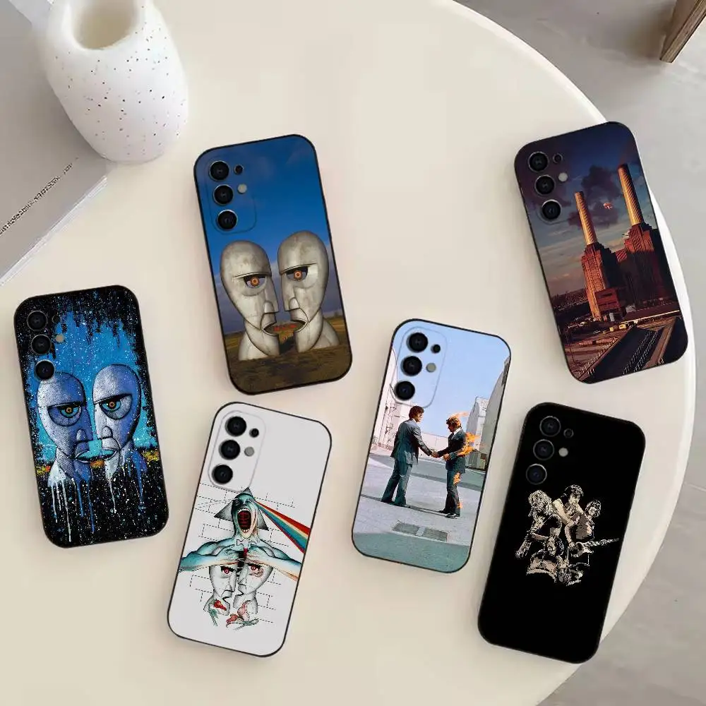 P-Pink-ess F-Floyd-ess Phone Case For Samsung S25,S24,S21,S22,S23,S30,Ultra,S20,Plus,Fe,Note,10,9,5G Black Cover