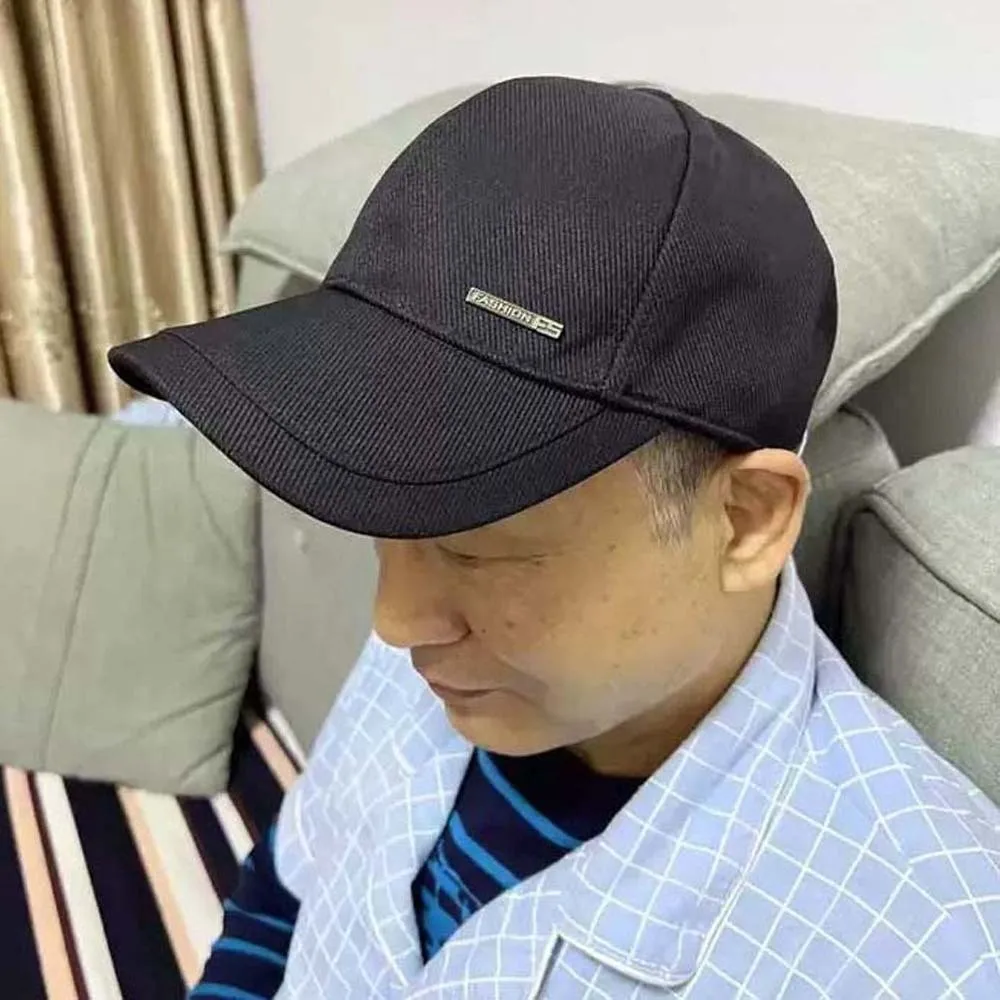 Regulowana czapka bejsbolówka w jednolitym kolorze, styl koreański, poliester, męska czapka z daszkiem, bawełniana, uniwersalna, prosta, chroniąca przed słońcem, kaszkiet, dla seniorów.