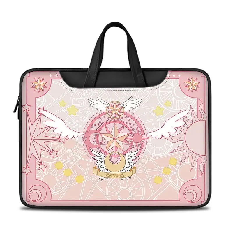 Card Captor Sakura laptop bag, cute, stylish, creative, personalized cartoon portable laptop bag, birthday gift for a friend view 2