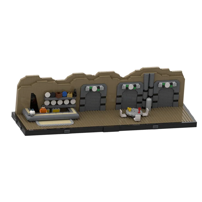 1181 PCS Star Battle Series Legendary Tavern Modular Building Bricks Model Set For Children Assembly Display Toys Festival Gifts