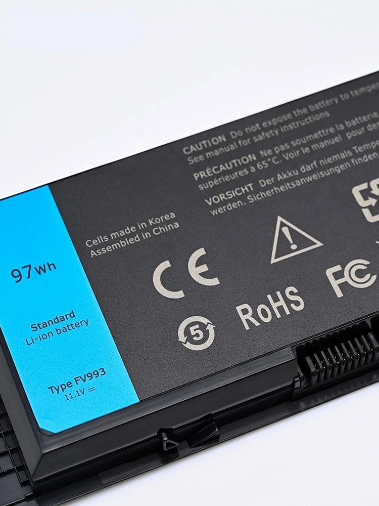 FV993 97Wh laptop battery FV993 for Dell Precision M6600 M6700 M6800 M4800 M4600 M4700 9GP08 FJJ4W PG6RC 97Wh battery FV993