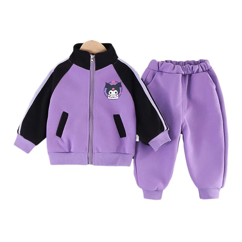 2024 Fall Baby Girls Designer Luxury Clothes Christmans Outfits for Girl Lovely Zipper Cardigan Jackets Tops and Pants Kids Set