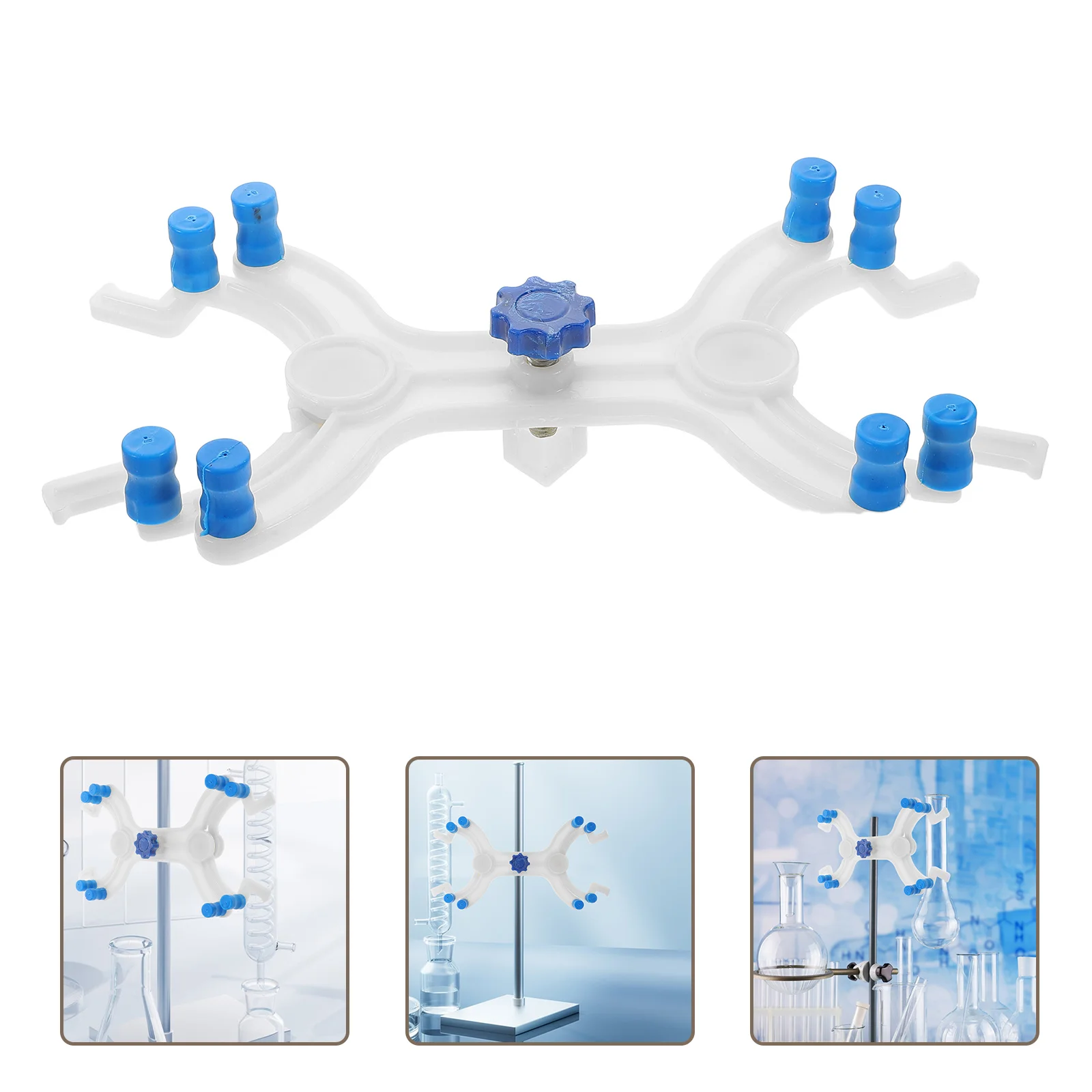 

Laboratory Fixtures Clamp Holder Beaker Support Clamps Plastic Irrigation Tubing Chemistry Equipment