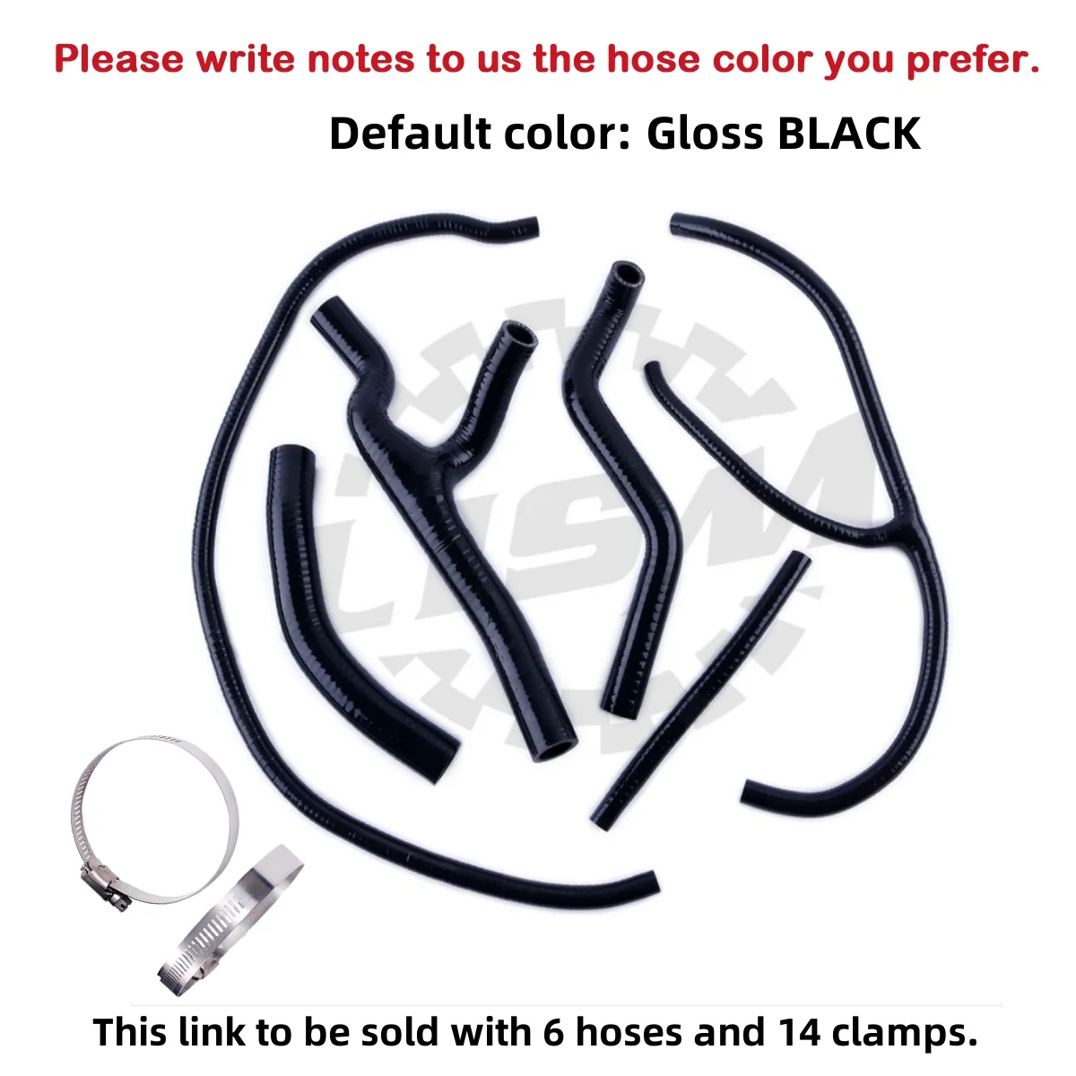 

6PCS 3PLY For Ducati ST4 ST4S 2001-2005 2002 2003 2004 Motorcycle Replacement Parts Silicone Radiator Coolant Hose