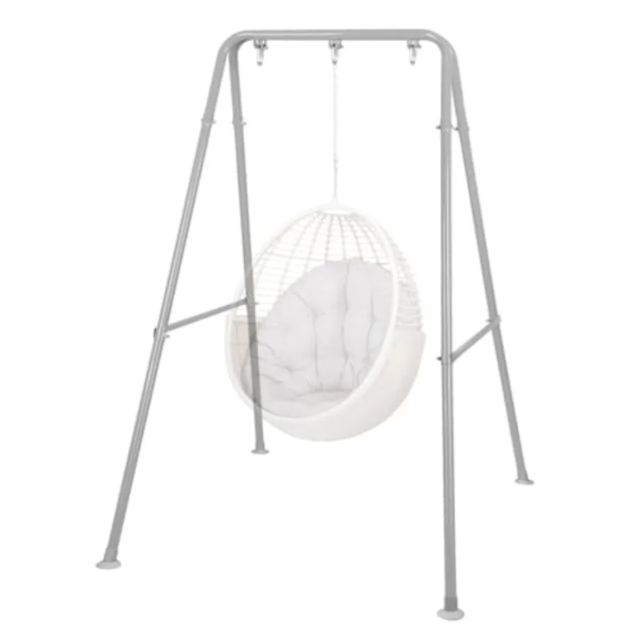 

Металлическая стойка для гамака повышенной прочности, максимальная нагрузка 330 фунтов, портативная рама для гамака для использования в помещении или на улице.