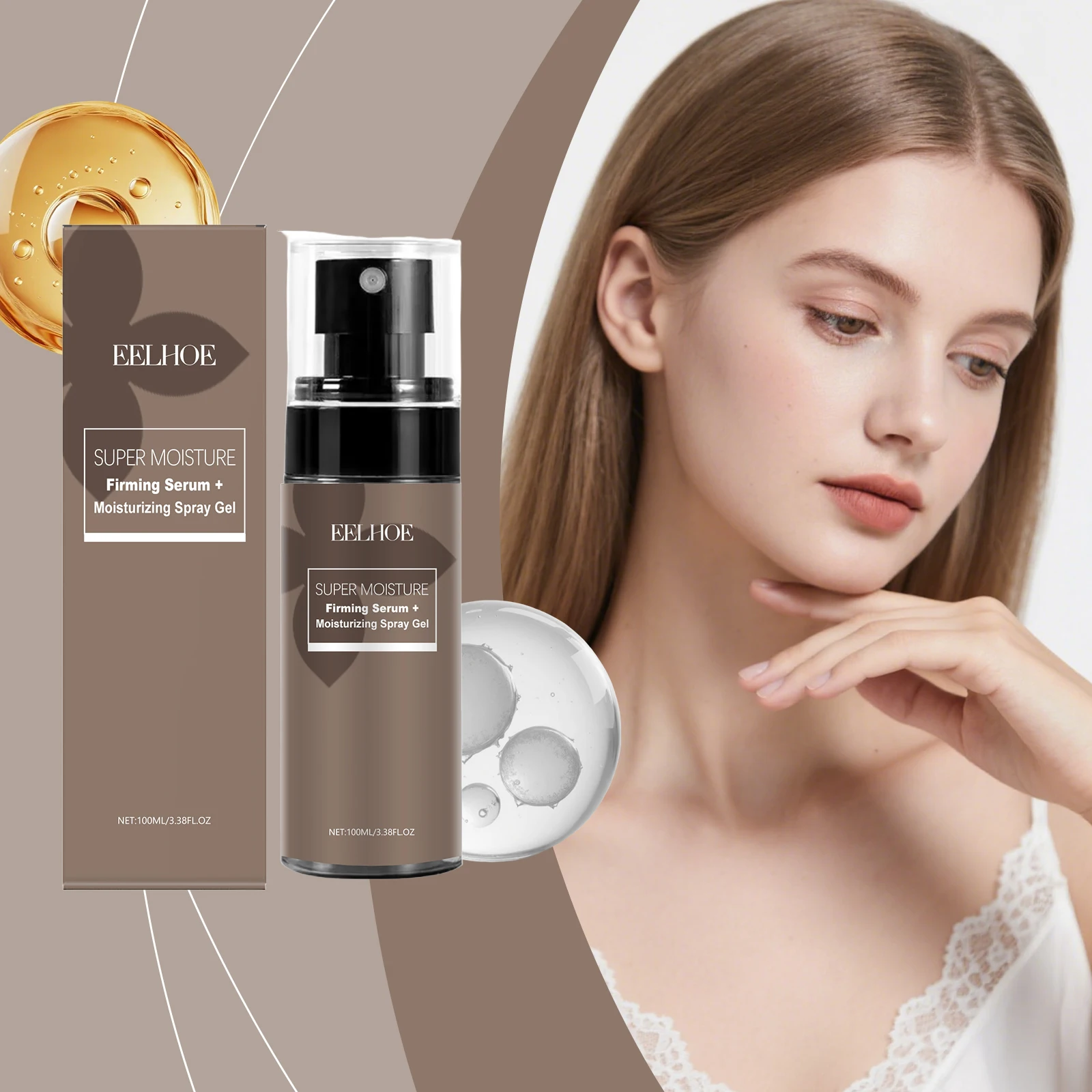 

EELHOE Moisturizing Facial Spray Nicotinamide Deep Hydration Face Refreshing Smooth Skin Barrier Repair Hyaluronic Acid Spray