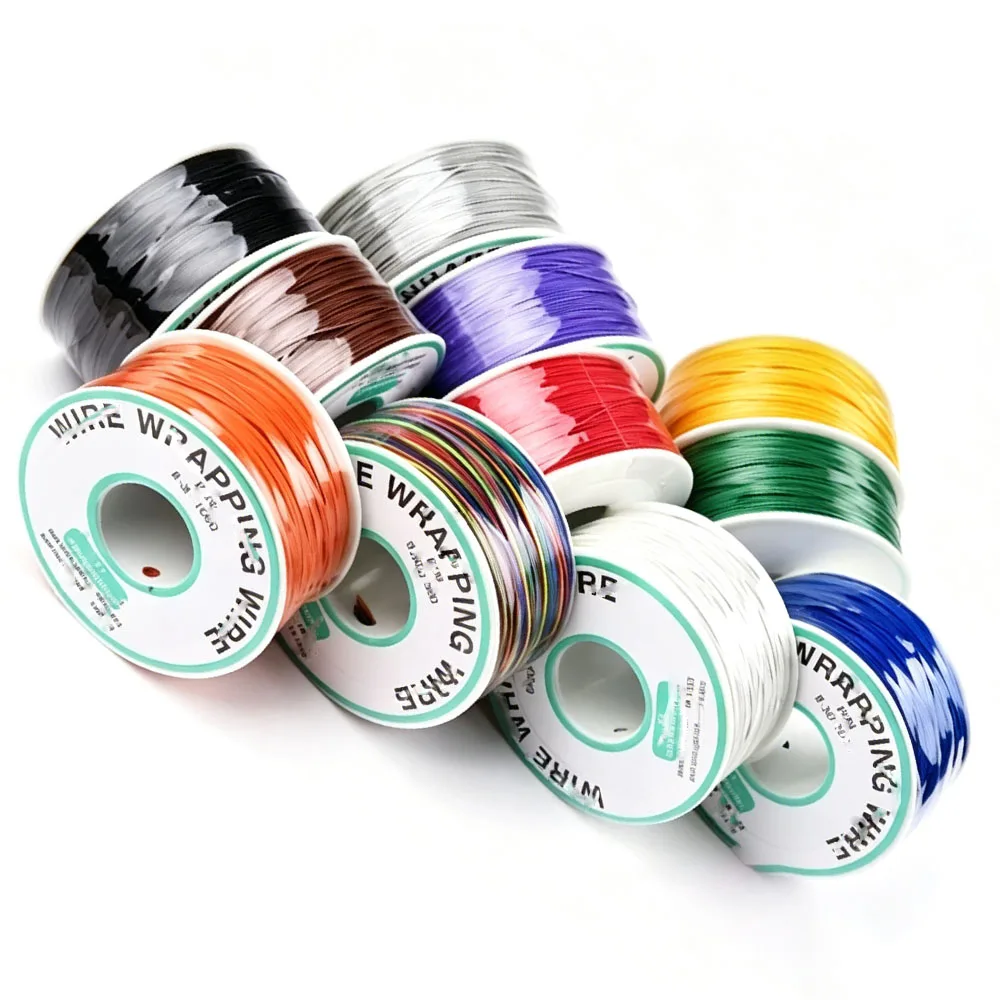 30AWG OK Wire Circuit Board Flying Wire PCB Jumper Electronic Wire Soldering Connection Wire Single Core Copper Wire 250m
