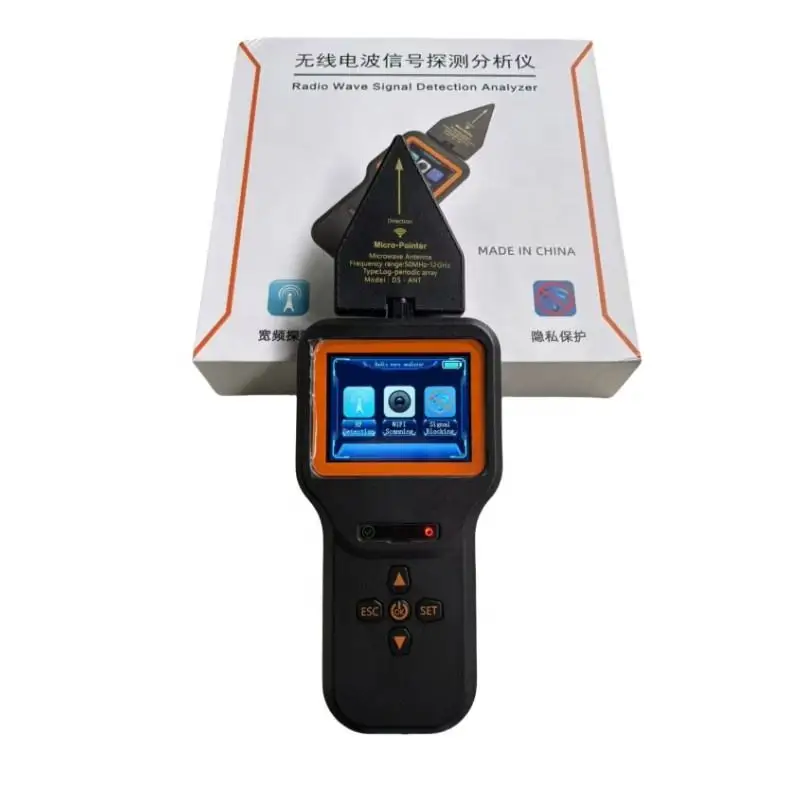 GPS-Detektor, Anti-Kamera, mobiler 5G-Signaldetektor, 10 MHz-4 GHz, WLAN, MAC-Analyse, Entdeckung der GPS-Tracking, Unterbrechung mit versteckter Kamera