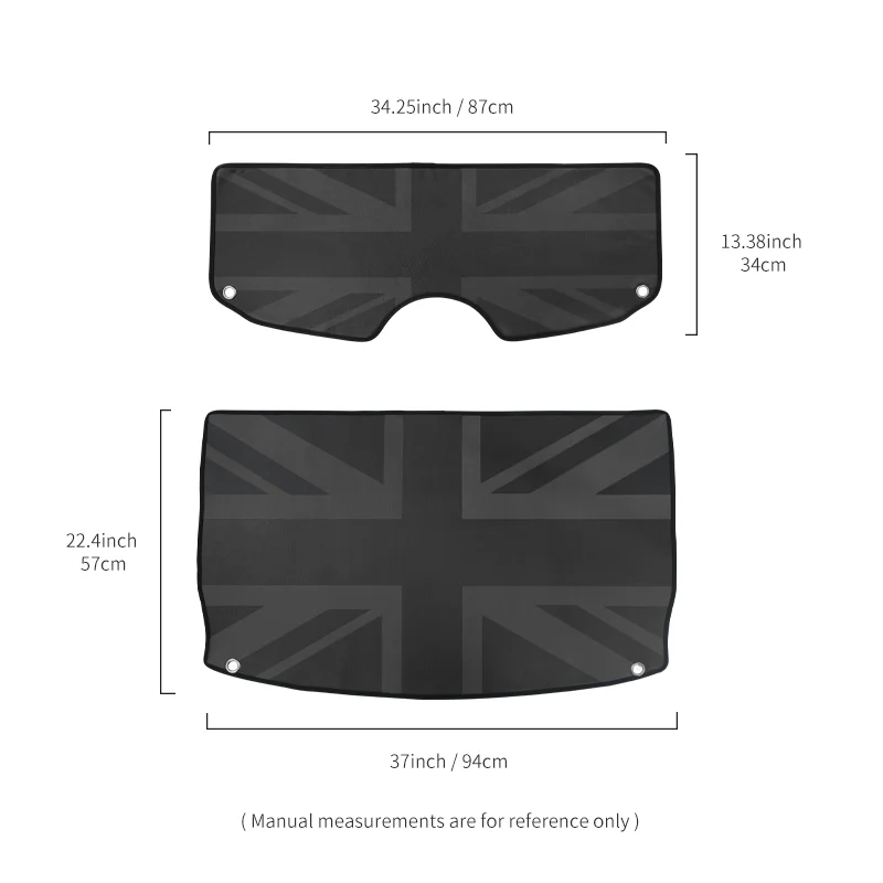 Car Interior Trunk Window Pad For Mini Countryman U25 Cooper F65 PU Leather Rear Window Protector Cushion Decoration Accessories