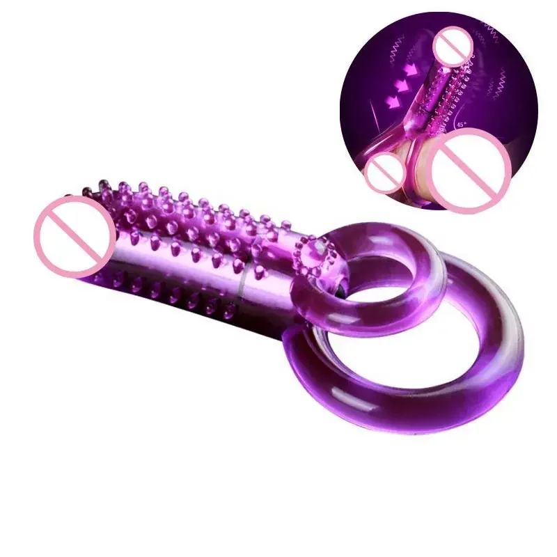 Penne Electric Female Vibrator 2 In 1 Ring Women Phalus Dildo Suction Cup Breast Gadgets Men Sextoys Years Moves Erotitque