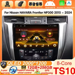 10 Inch Carplay Android 16 For Nissan NAVARA Frontier NP300 2015 - 2024 Car Radio Stereo Multimedia Video Player 5G GPS
