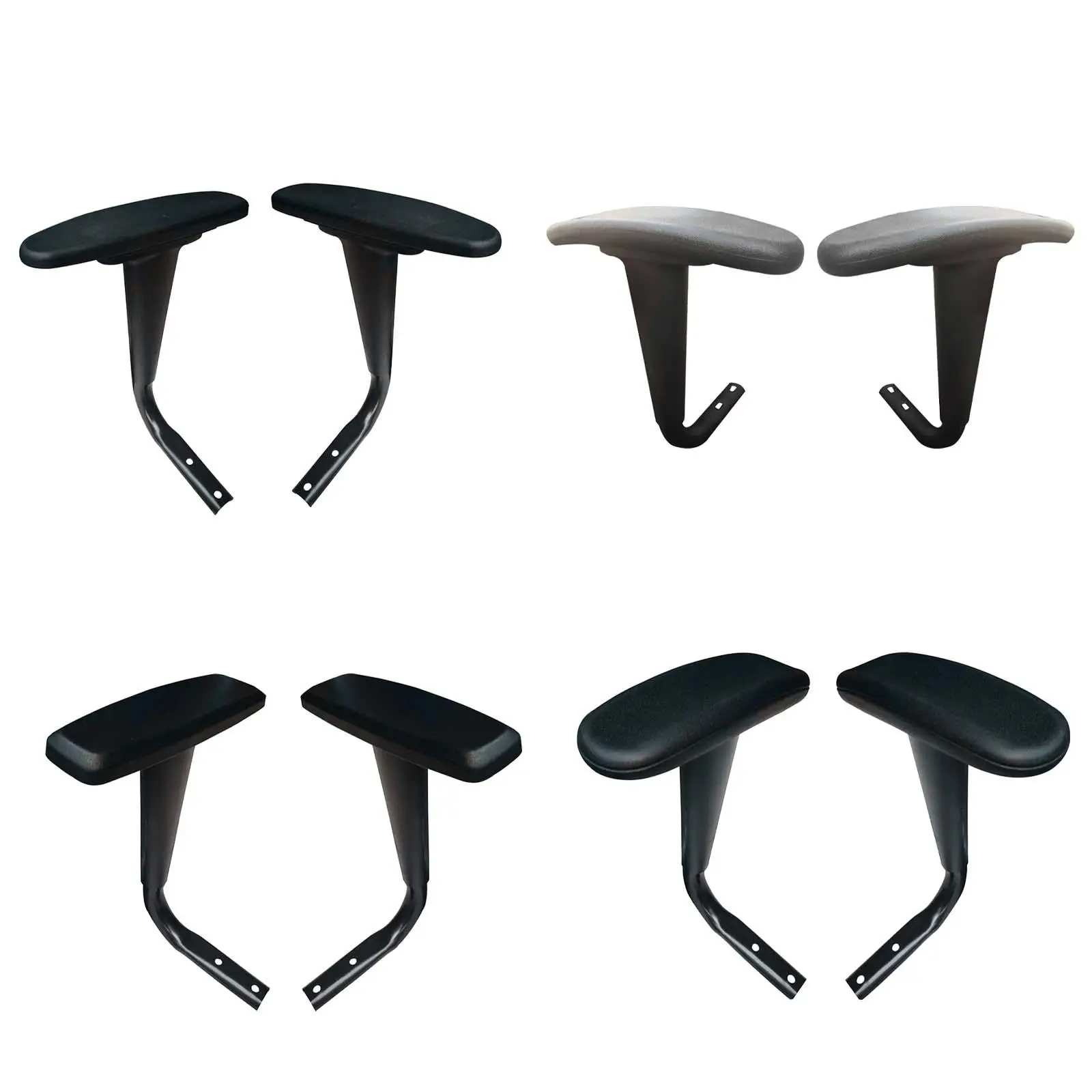 

2Pcs Chair Armrest Pair Replacement Lifting Smooth Reusable Chair Handle Bracket Accessories for Most Gaming Chairs Office Chair