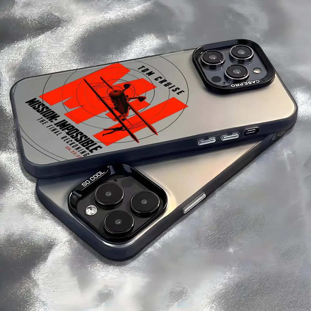 حافظة لهاتف آيفون 17 16 15 14 13 12 11 Pro Max Air ملونة غير لامعة ليزر أورورا مقاومة للصدمات