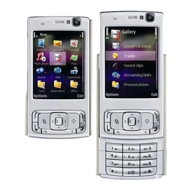 Original Unlocked Slide GSM Cheap Slide Mobile Cell Phone N95 For Nok GPS WIFI Camera On Sale