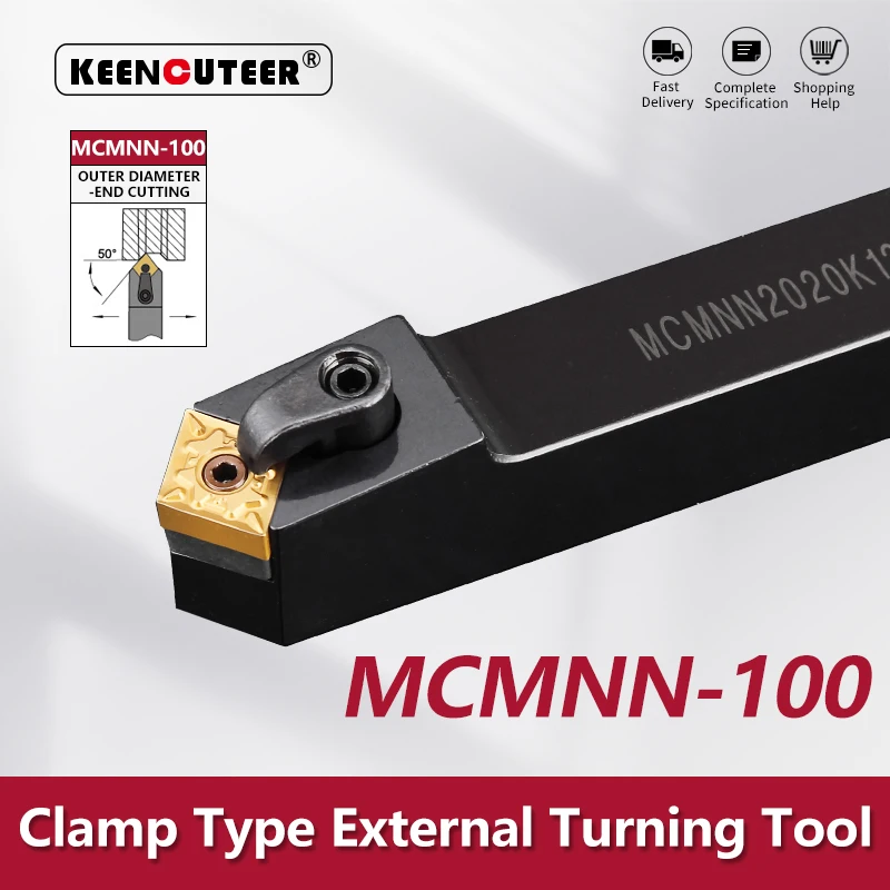 

MCMNN2020-100 MCMNN2525M12/16-100 MCMNN3232-100 Внешний токарный инструмент MCMNN Токарный станок Токарный держатель Режущий инструмент с ЧПУ Режущий брус