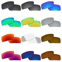 Lentes de repuesto polarizadas OOWLIT para gafas de sol Oakley Gascan OO9014 - 60 mm - Multicolor