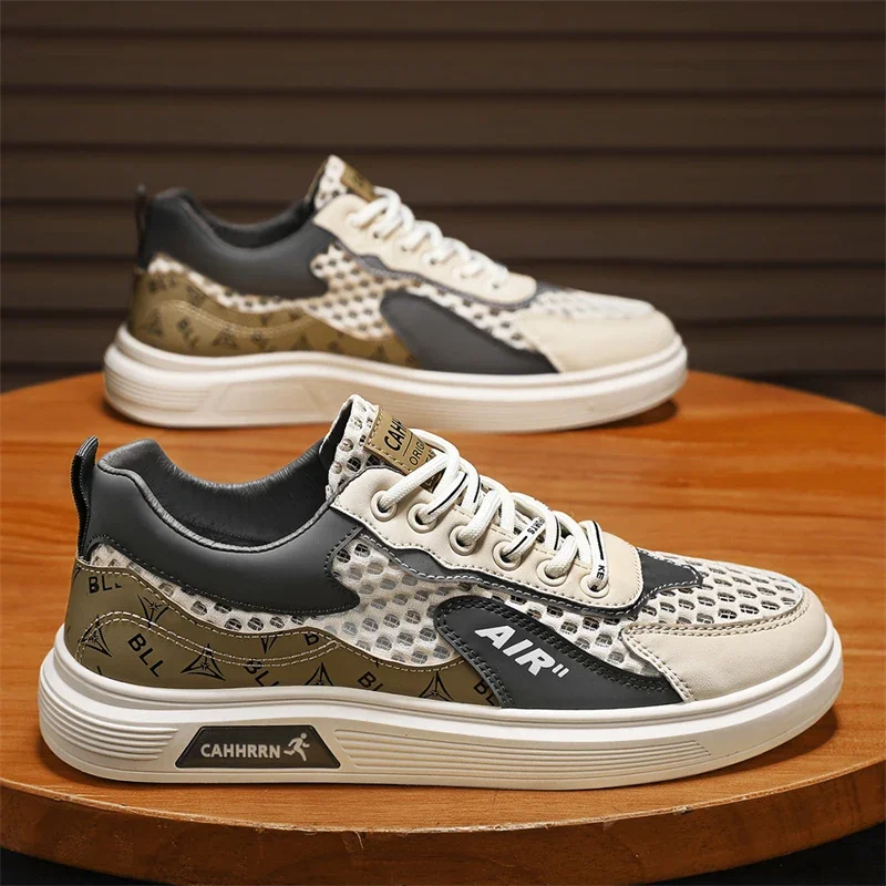 

Versatile Men's Breathable Anti-slip Luxury Breathable Fashion Shoes Versatile Men's Leisure Lightweight Comfy Walking Shoes