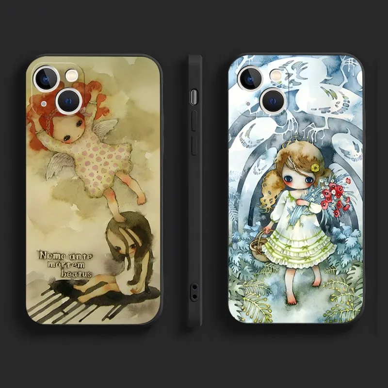 Selling Aya Takano Phone Case For Iphone 14 13 15 Pro Max 12 11 Xr X Xs Mini 6 7 8 Plus Se 2022 2020 Shockproof Cover