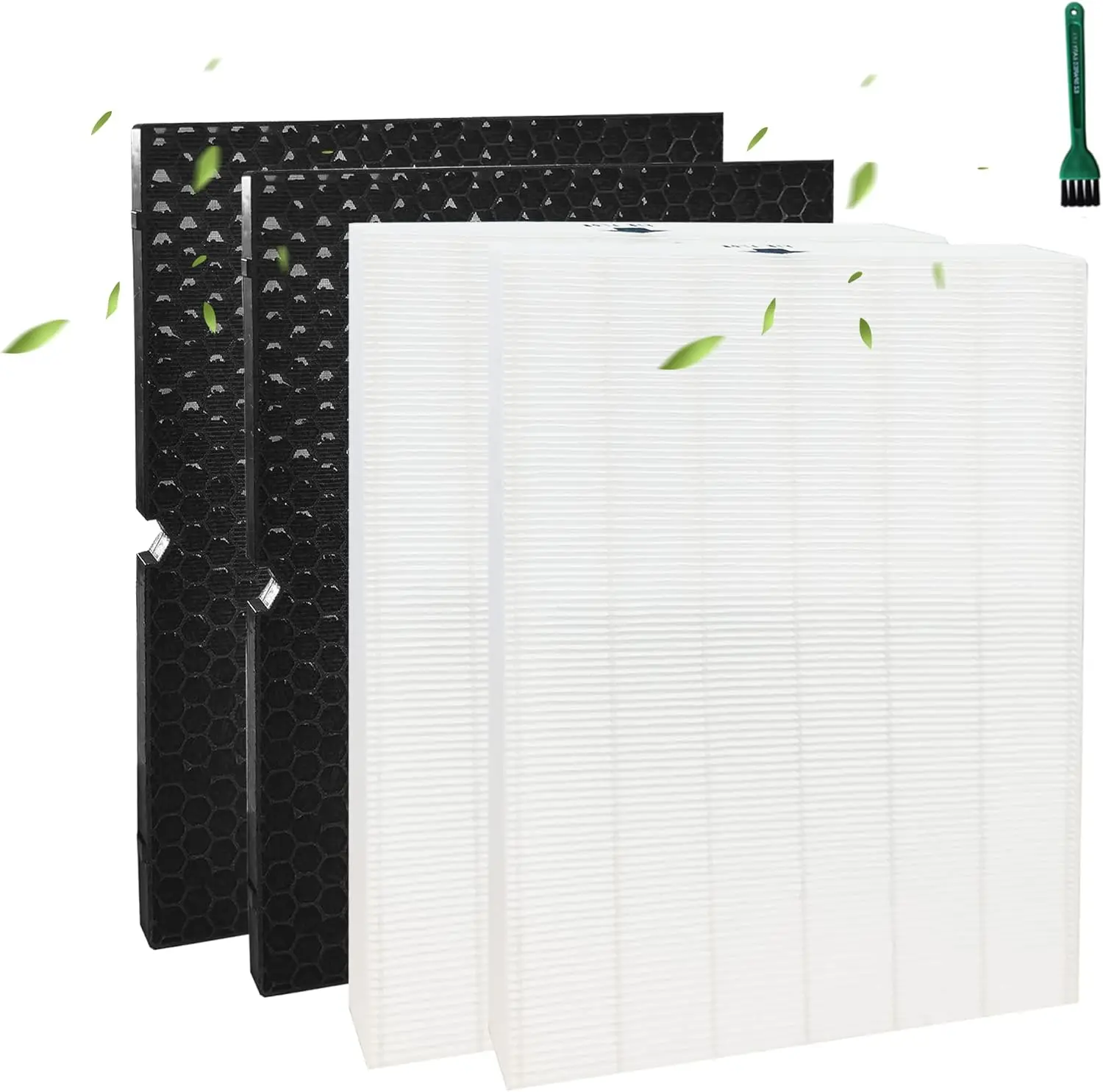 Compatible con purificador de aire Winix 5500-2 y modelo AM80, pieza #   Winix 116130, Filtro H13, 2+2HEPA verdadero (2 juegos)