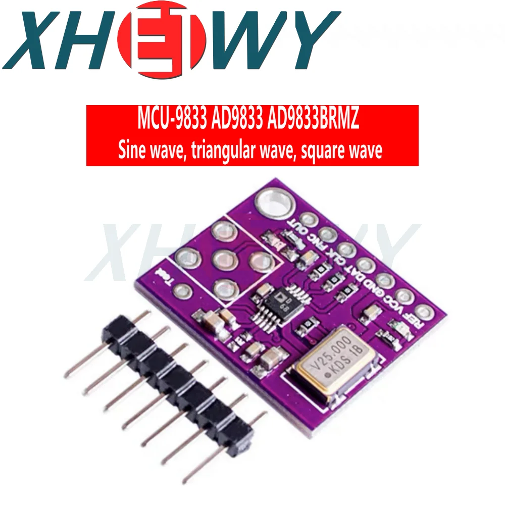 2.3V-5.5V AD9833 Signal Generator Module STM32 STM8 STC Microprocessors Sine Square Wave DDS Monitor