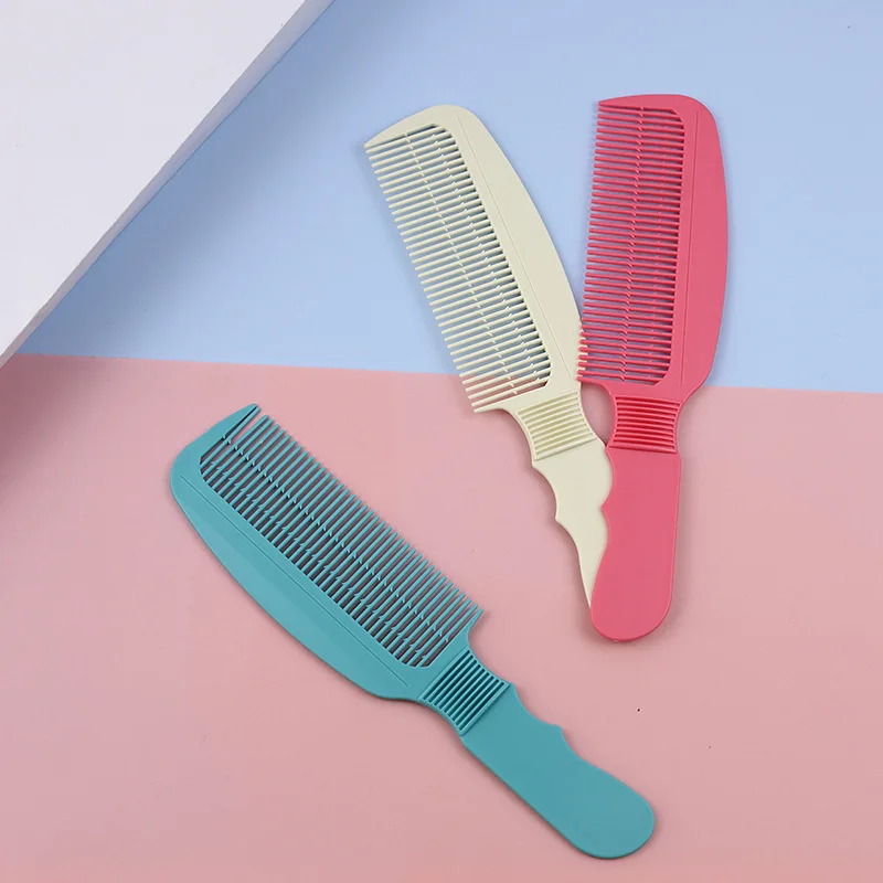 1pcs Shop Professional Hair Clipper Comb Plastic Handle Colorful Hairdressing Tools for Cutting Trimming and Styling