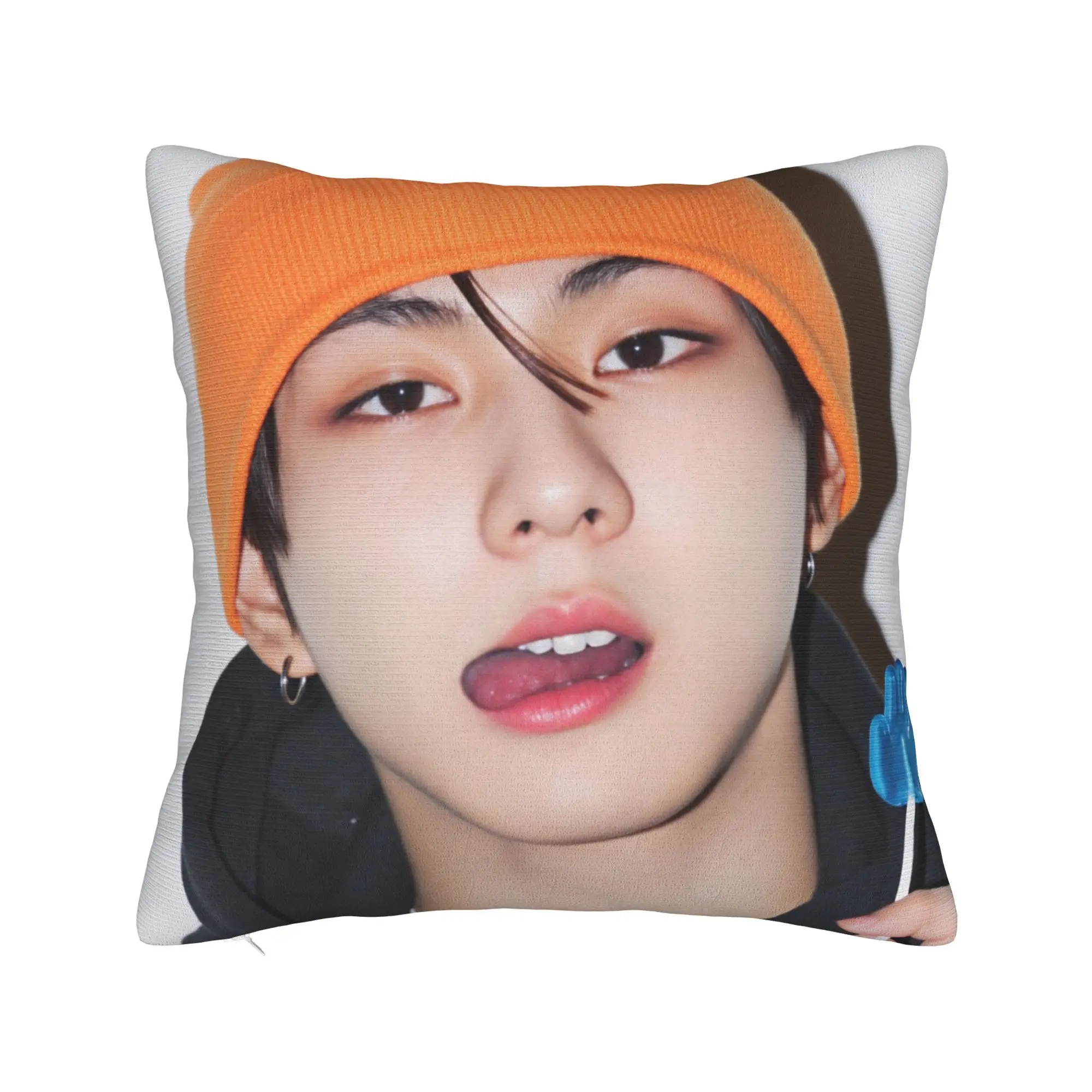 Kpop Boy Wonnie Pillow Cover  Soft Cushion Cover Cute Funny Pillow Case For Office Car Home Decor