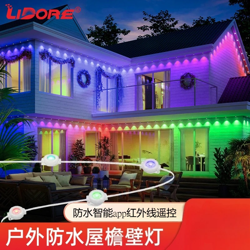 Eaves Light Led Symphony Waterproof Smart App Infrared Remote Control Atmosphere Light Christmas Eaves Light String