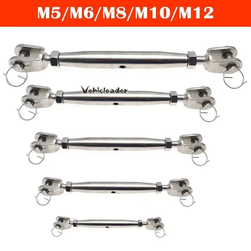 

M5/M6/M8/M10/M12 Stainless Steel 304 Turnbuckle Rigging Screw Closed Body Jaw Turnbuckle For Boat Yacht Tool