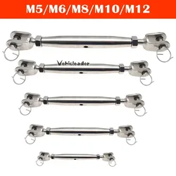 M5/M6/M8/M10/M12 Stainless Steel 304 Turnbuckle Rigging Screw Closed Body Jaw Turnbuckle For Boat Yacht Tool
