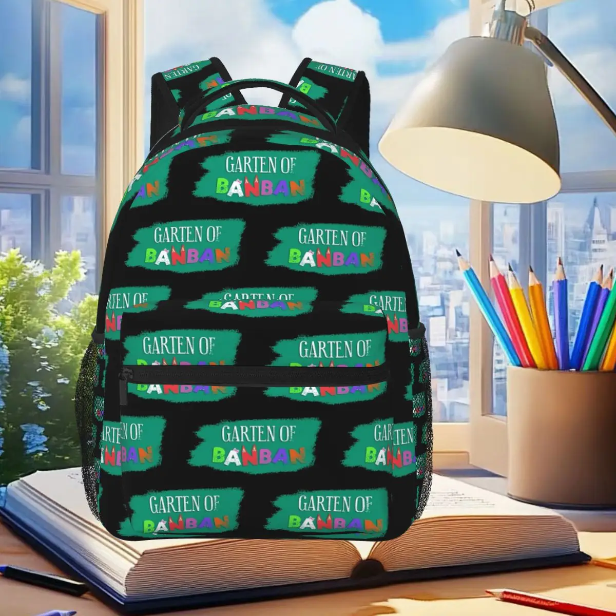 

Garden Of Banban Backpack Student Boys Girls BookBag Children School Bag Computer Shoulder Bags for Men Women