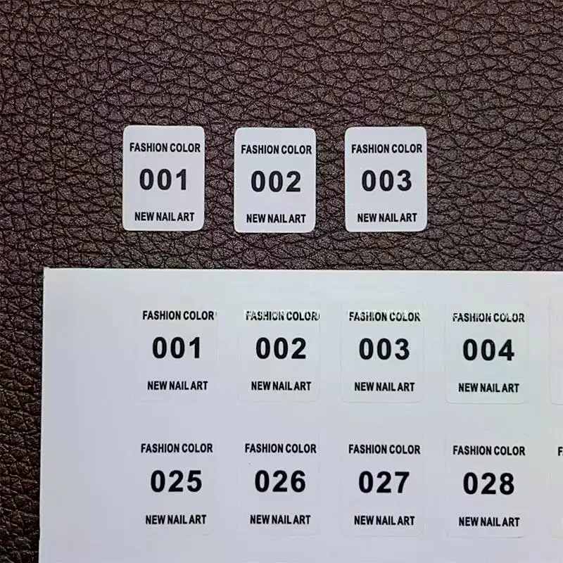 Nail Polish Number Sticker Label Color Gel Bottle Lipstick Nails Tips Display Mark Numbering Manicure Tool Varnish Glue NO.1-24